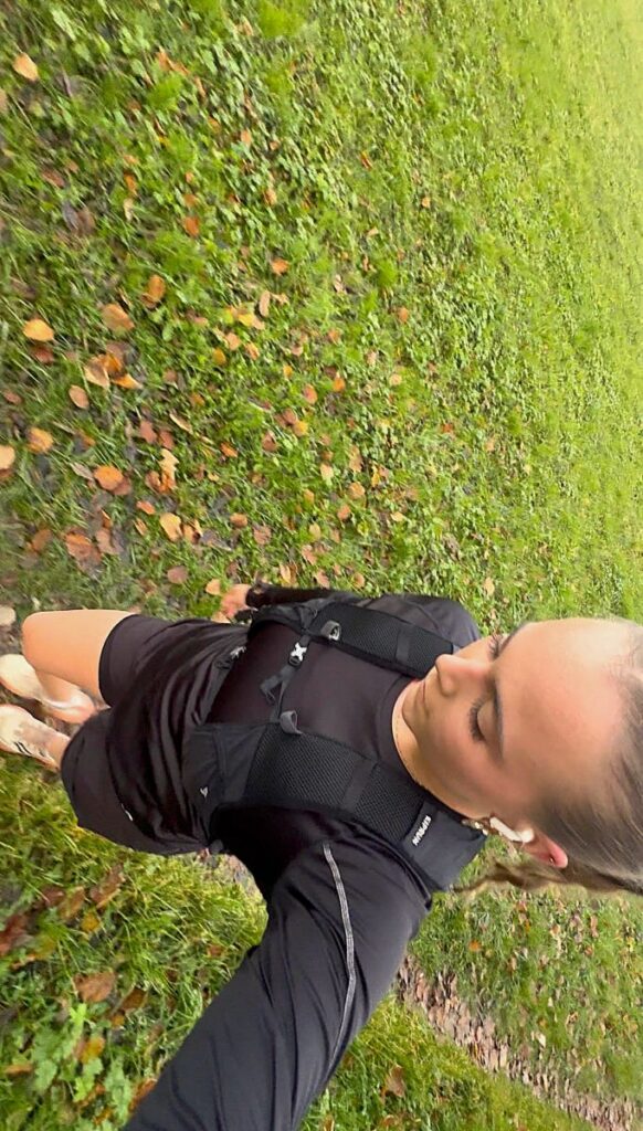 Sortie running sur un sentier que j'apprécie.